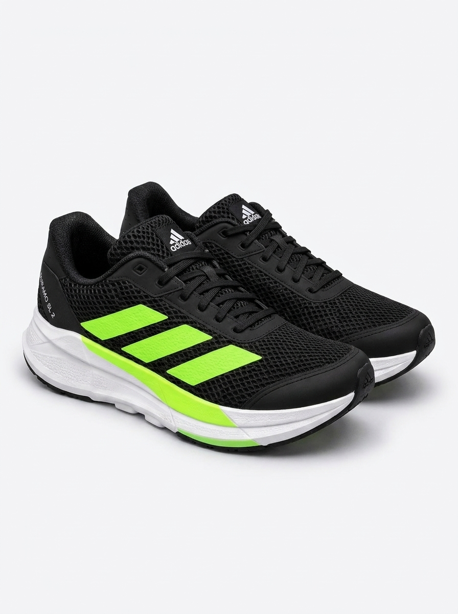 ADIDAS DURAMO NEGRO - VERDE
