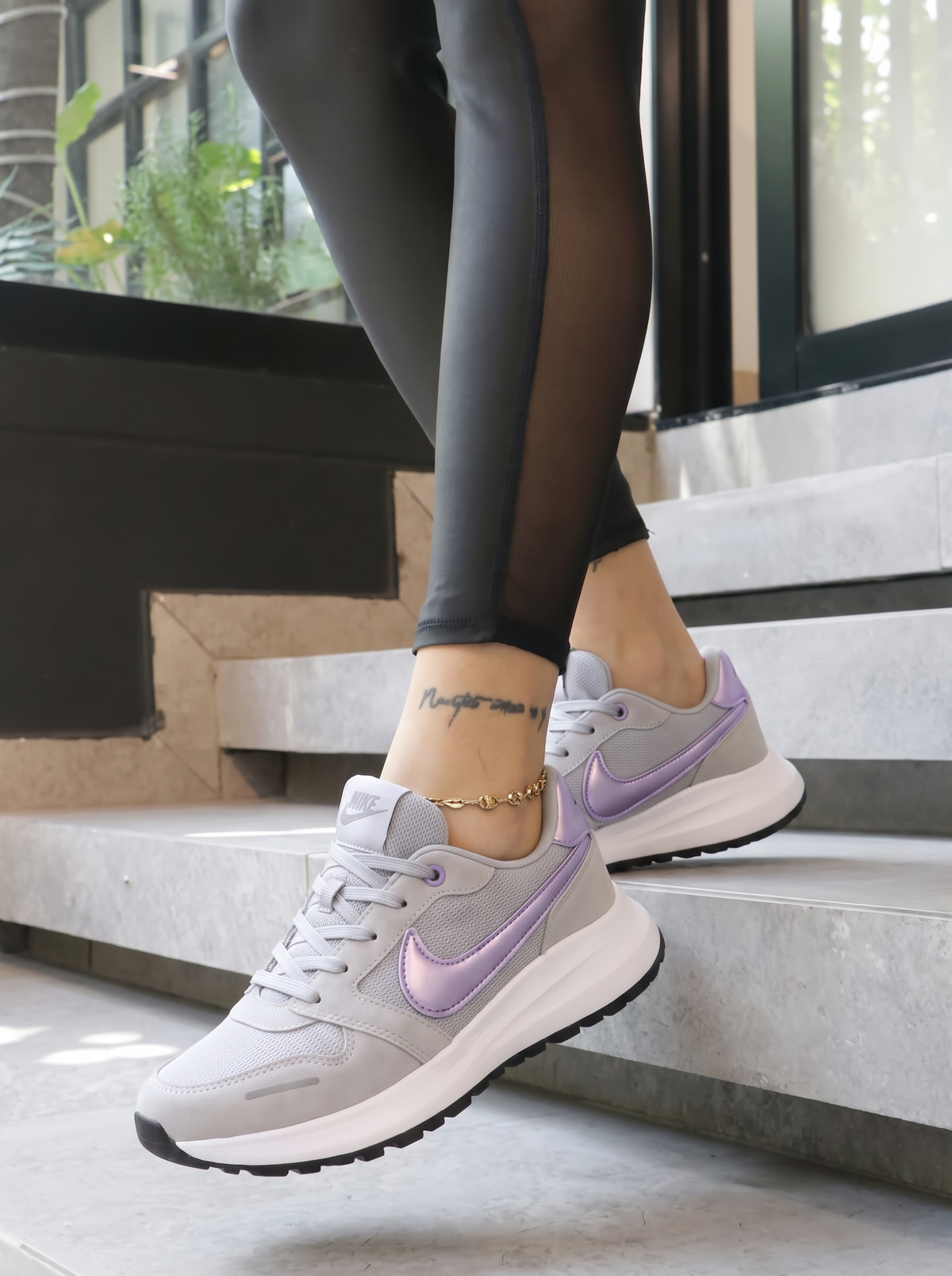 Nike Dama Gris - Lila