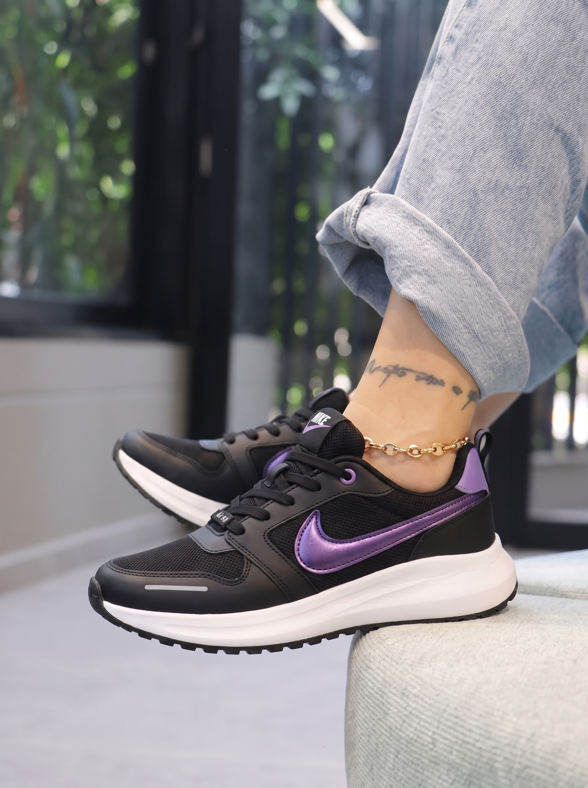 Nike Dama Negro - Lila